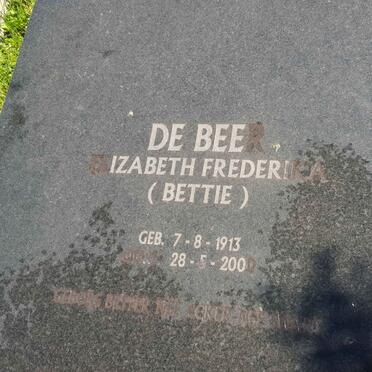 BEER Elizabeth Frederika, de 1913-2000
