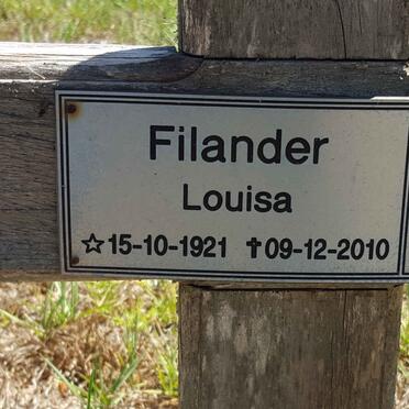 FILANDER Louisa 1921-2010