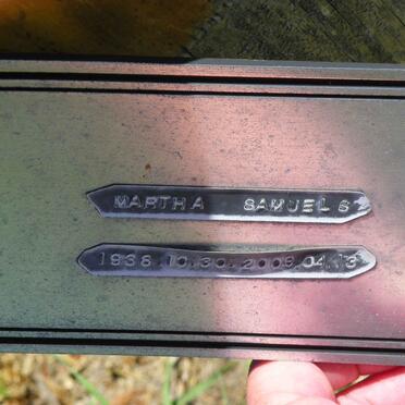 SAMUELS Martha 1938-2009