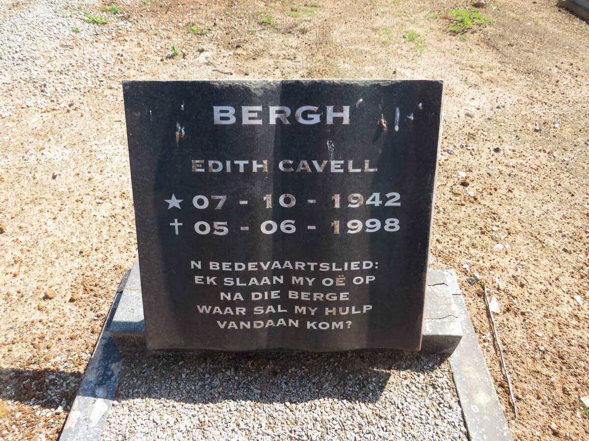 BERGH Edith Cavell 1942-1998
