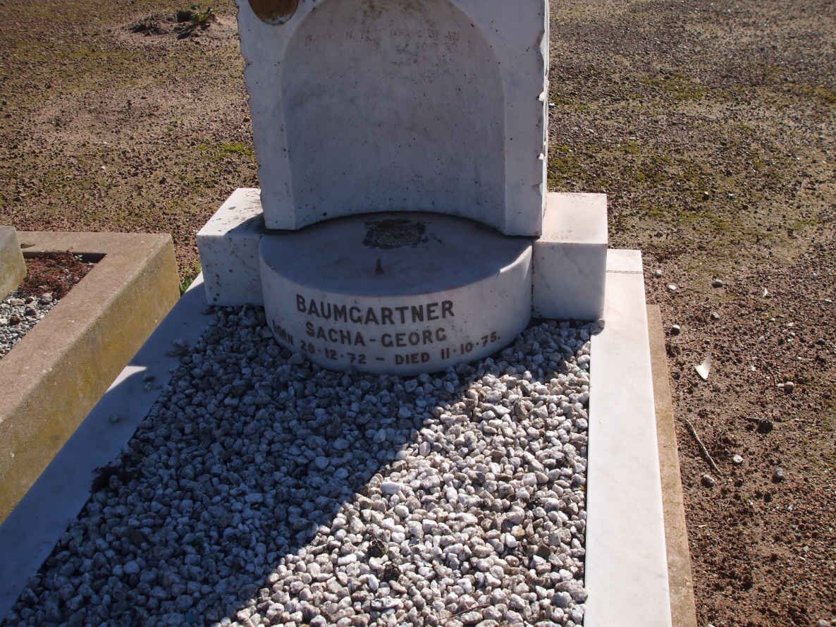 BAUMGARTNER Sacha Georg 1972-1975