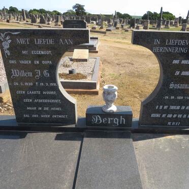 BERGH Willem J.G. 1930-1991 &amp; Susanna Maria 1929-2021