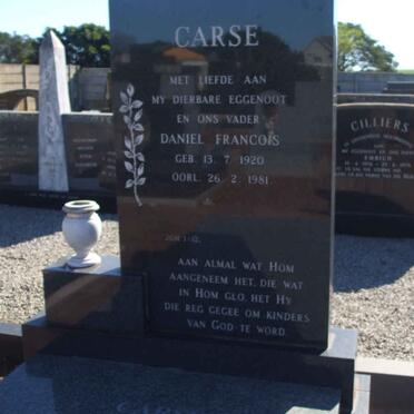 CARSE Daniel Francois 1920-1981
