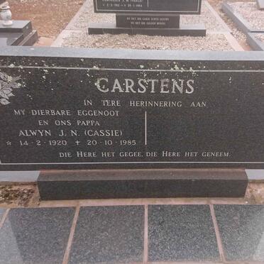CARSTENS Alwyn J.N. 1920-1985