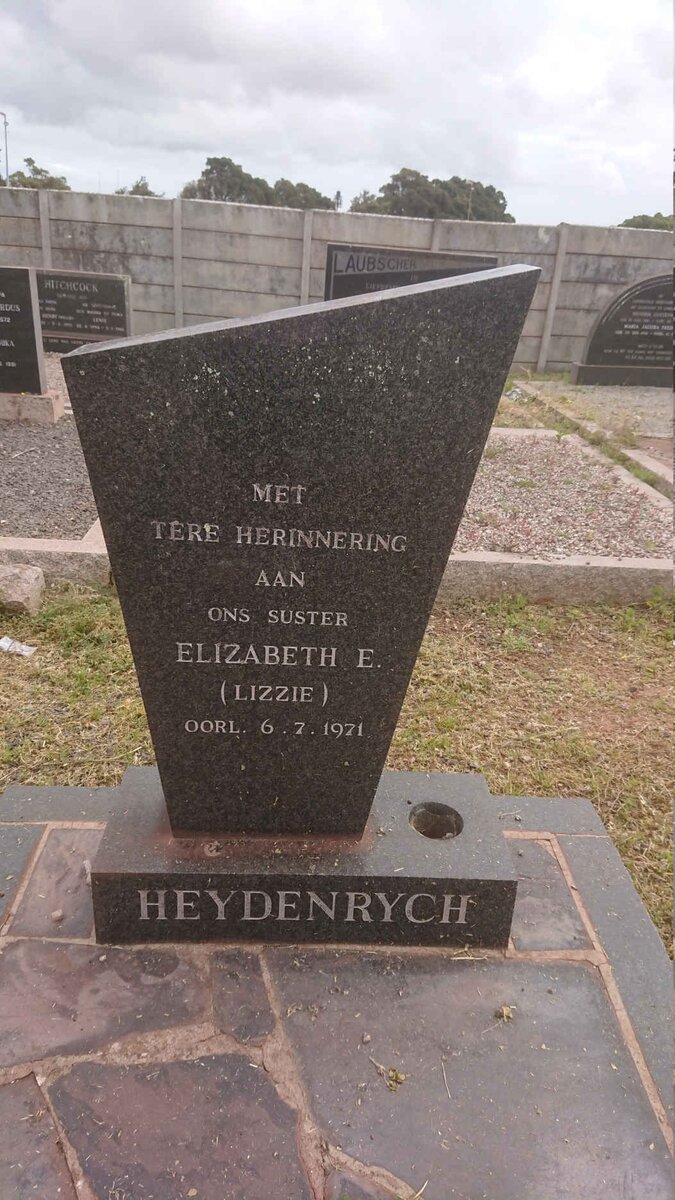 HEYDENRYCH Elizabeth E. -1971