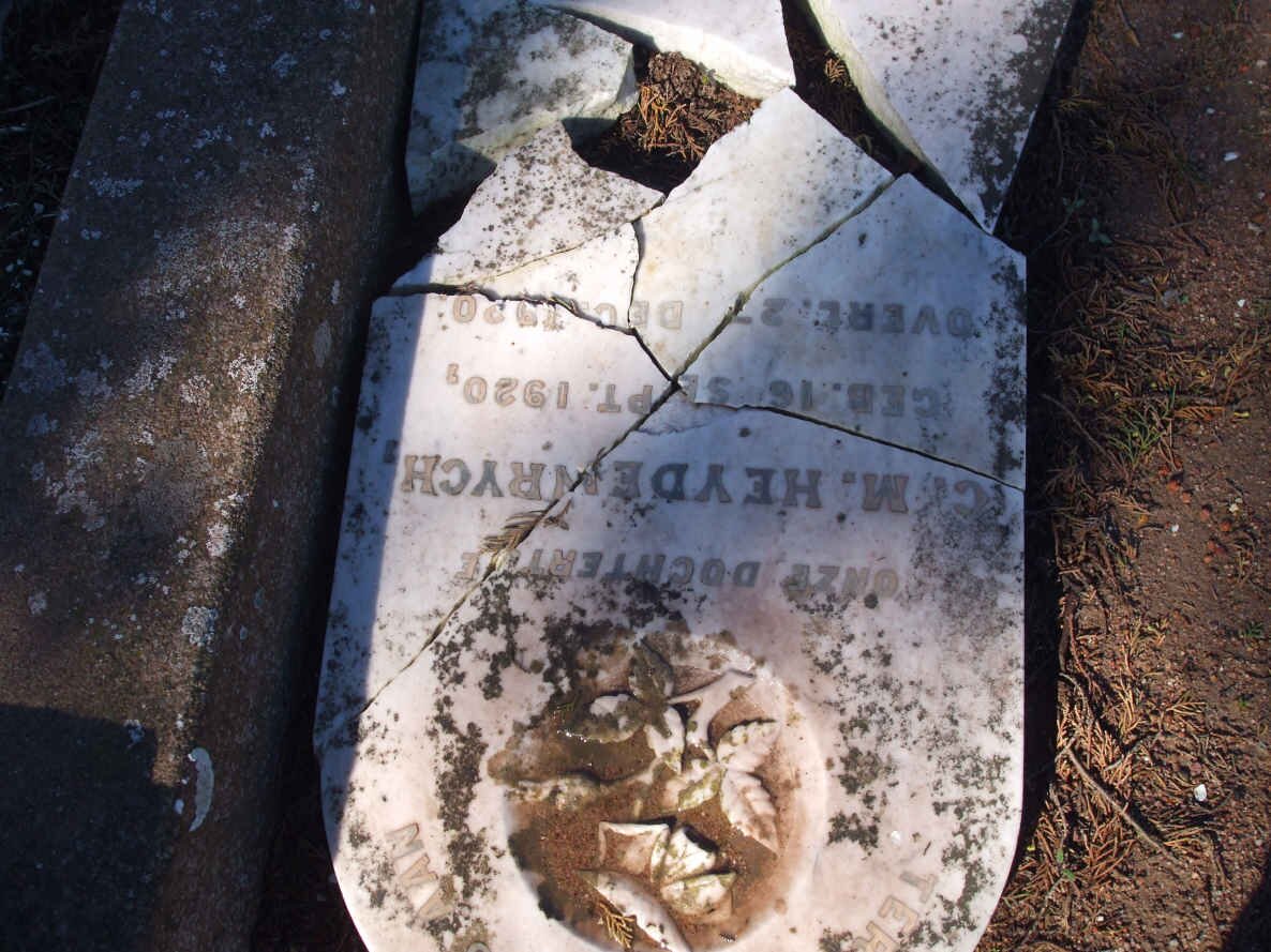 HEYDENRYCH C.K.M. 1920-1920