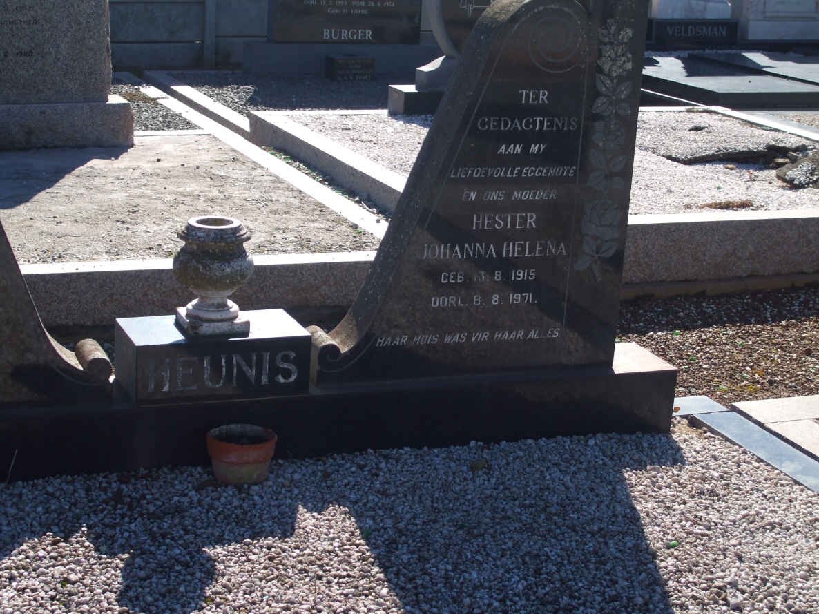 HEUNIS Hester Johanna Helena 1915-1971
