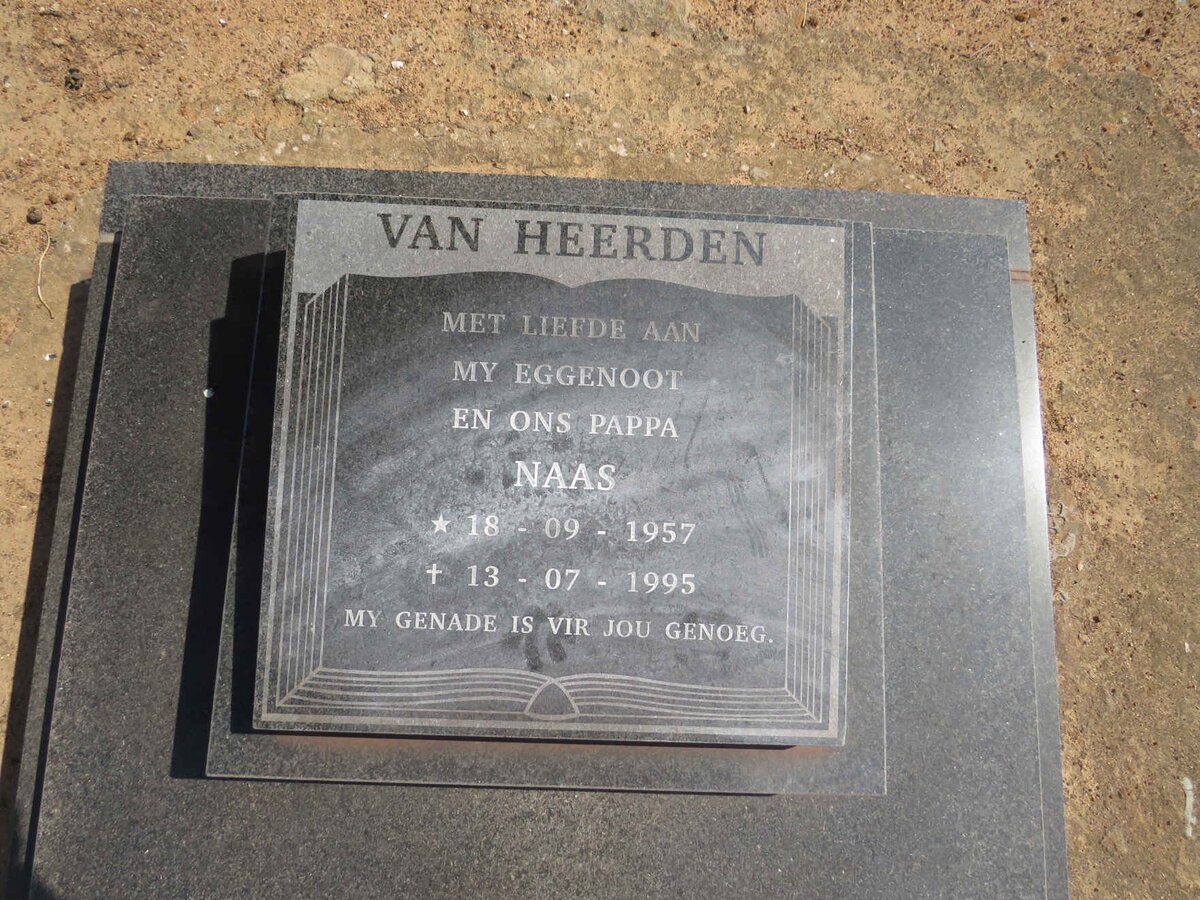 HEERDEN Naas, van 1957-1995