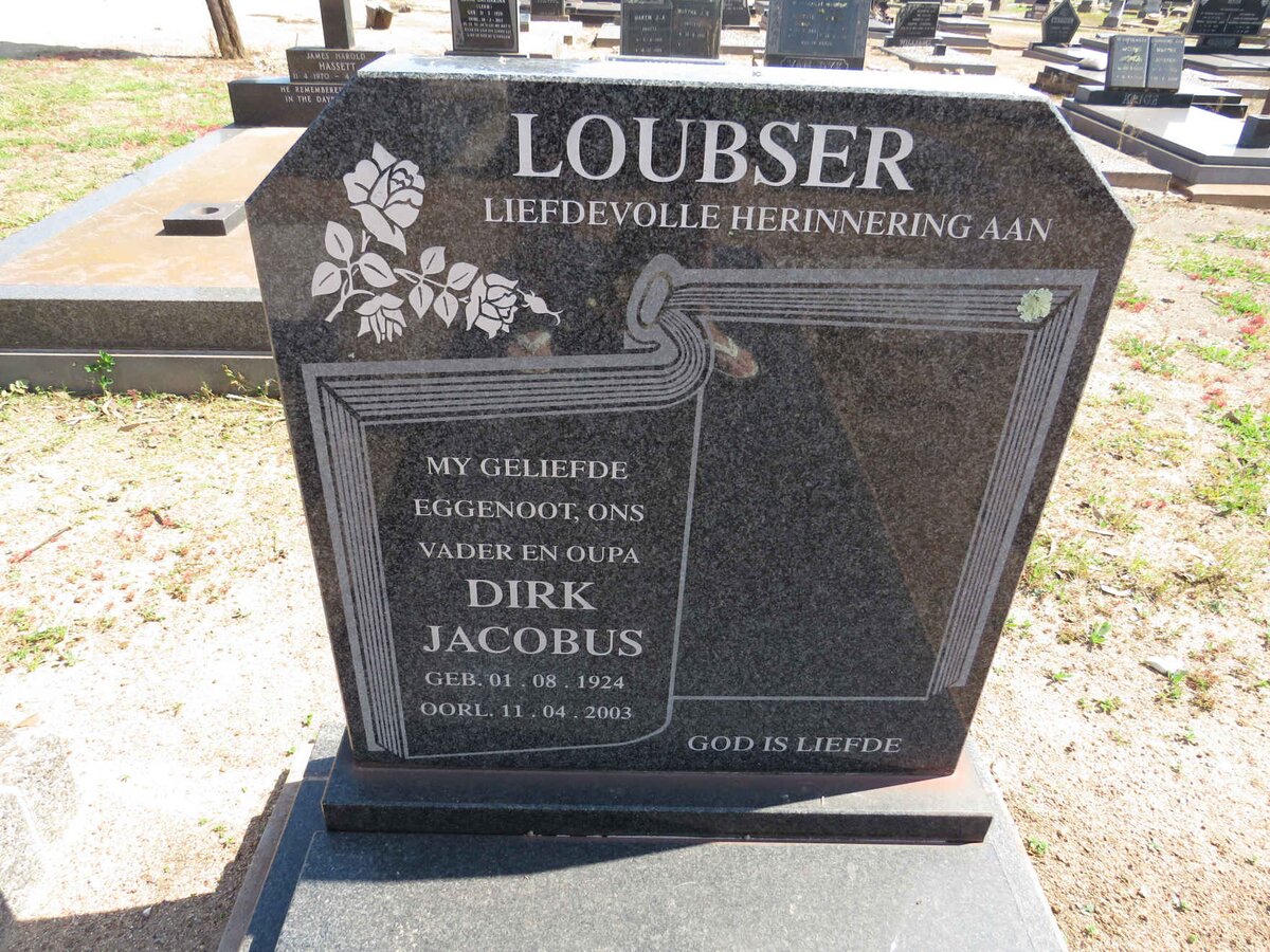 LOUBSER Dirk Jacobus 1924-2003