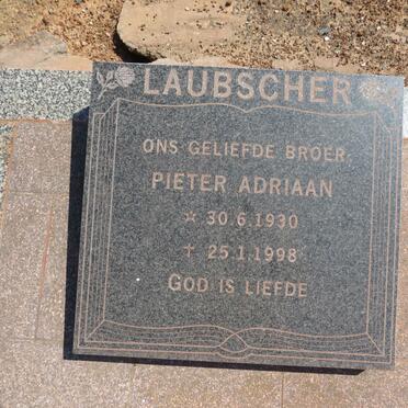 LAUBSCHER Pieter Adriaan 1930-1998