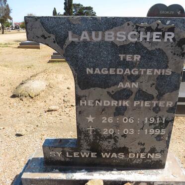 LAUBSCHER Hendrik Pieter 1911-1995