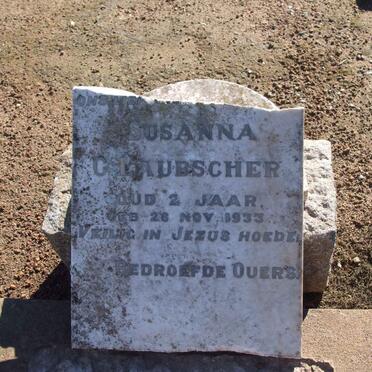 LAUBSCHER Susanna C. 1933-1935