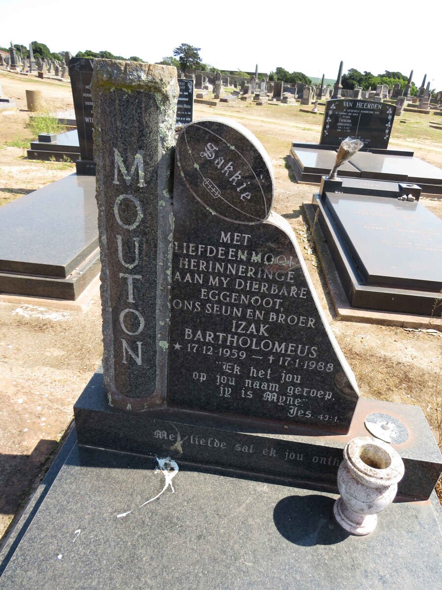 MOUTON Izak Bartholomeus 1959-1988