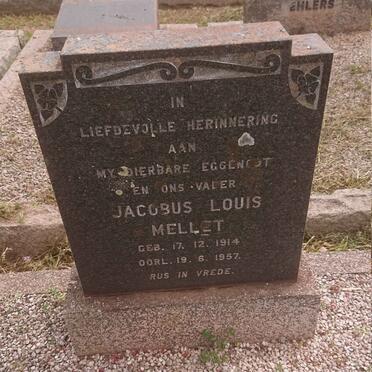 MELLET Jacobus Louis 1914-1957