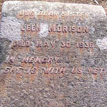 MORISON Leen  -1936