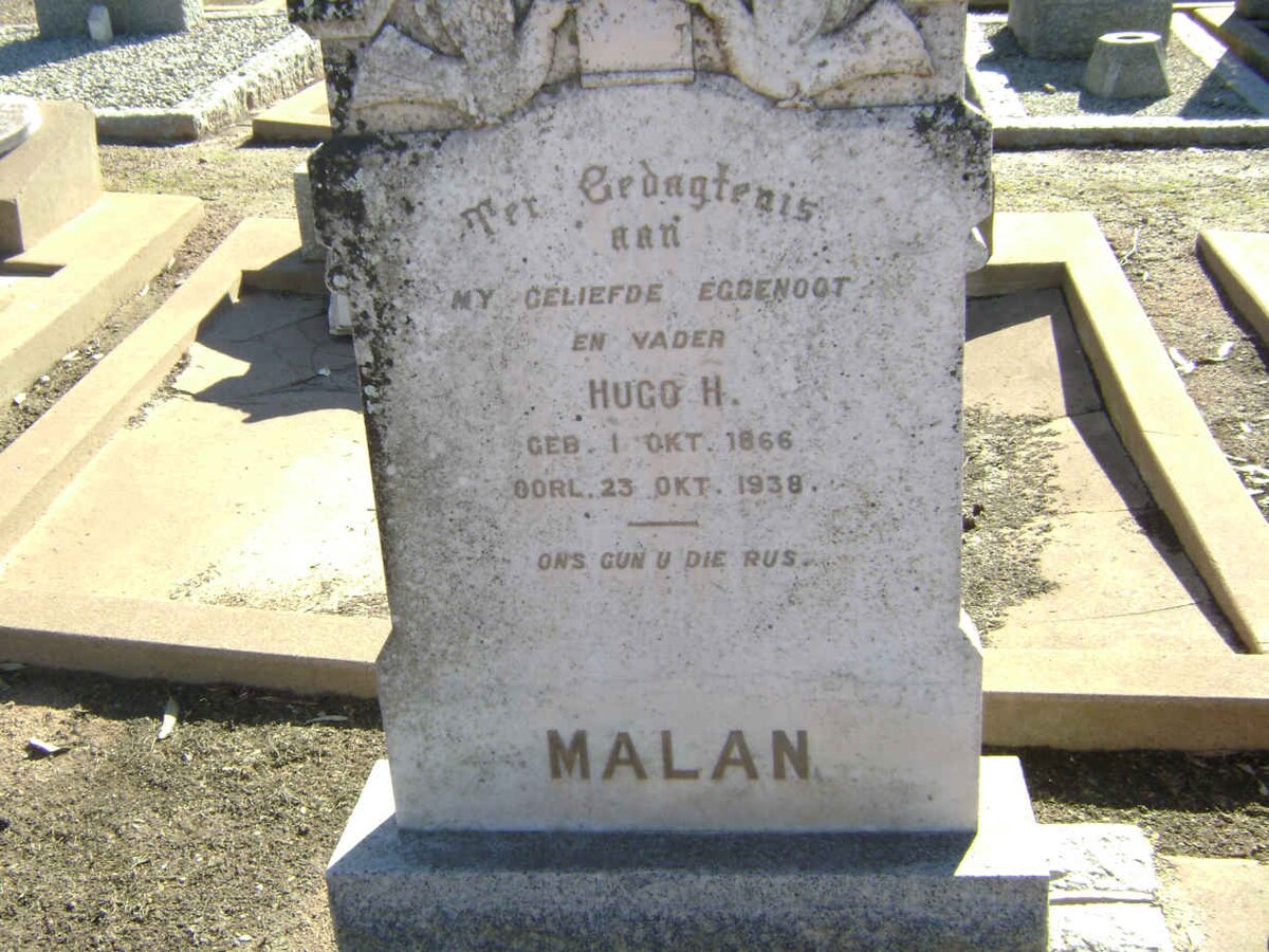 MALAN Hugo 1866-1938