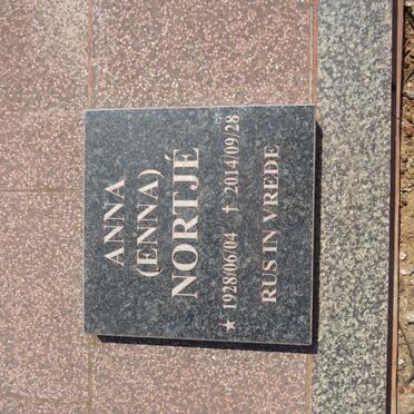 NORTJÉ Anna 1928-2014