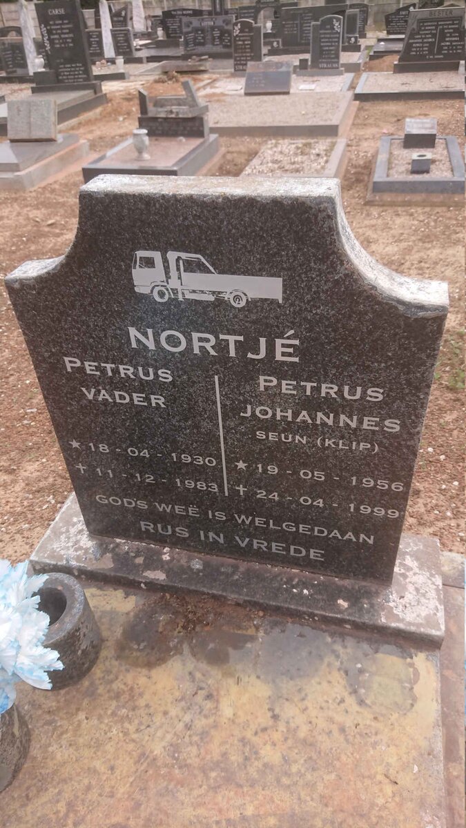 NORTJE Petrus 1930-1983 :: NORTJE Petrus Johannes 1956-1999