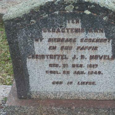 NOVELLA Christoffel J.S. 1917-1948