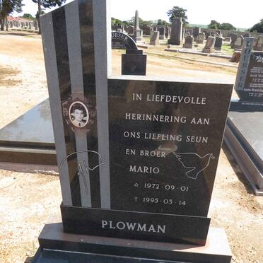 PLOWMAN Mario 1972-1995