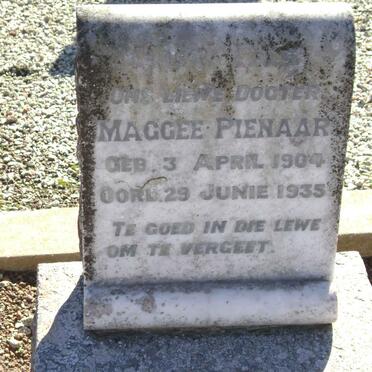 PIENAAR Maggee 1904-1935