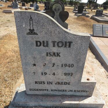 TOIT Isak, du 1940-1997