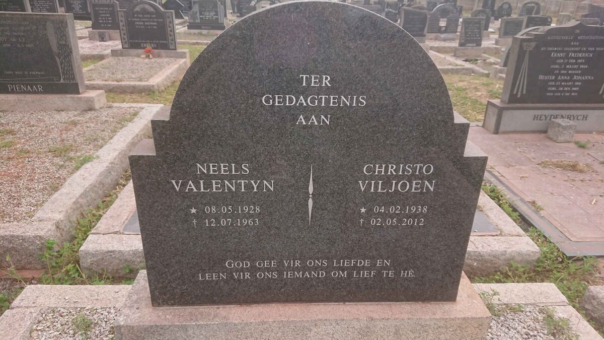 VALENTYN Neels 1928-1963 :: VILJOEN Christo 1938-2012