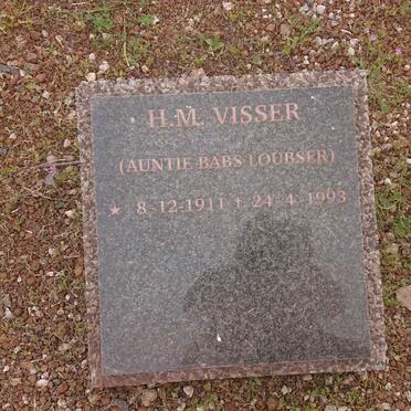 VISSER H.M. 1911-1993