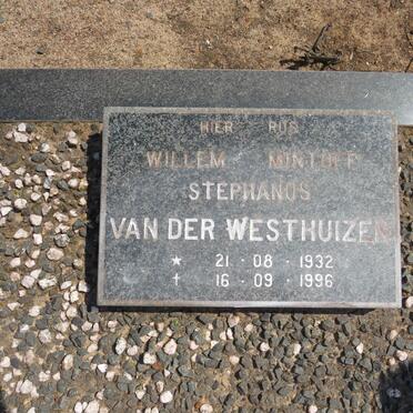 WESTHUIZEN Stephanus, van der 1932-1996