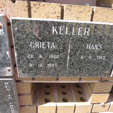 KELLER Hans 1913- &amp; Grieta 1922-1997