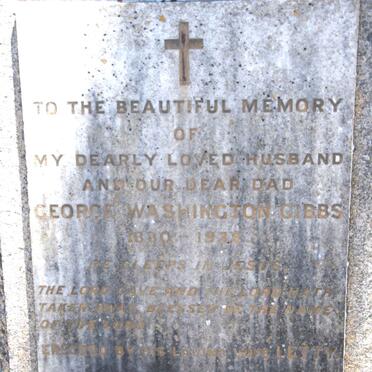 GIBBS George Washington 1880-1938