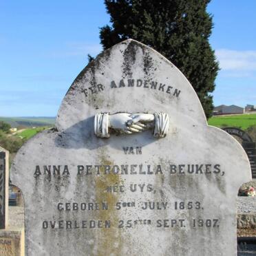 BEUKES Anna Petronella nee UYS 1853-1907
