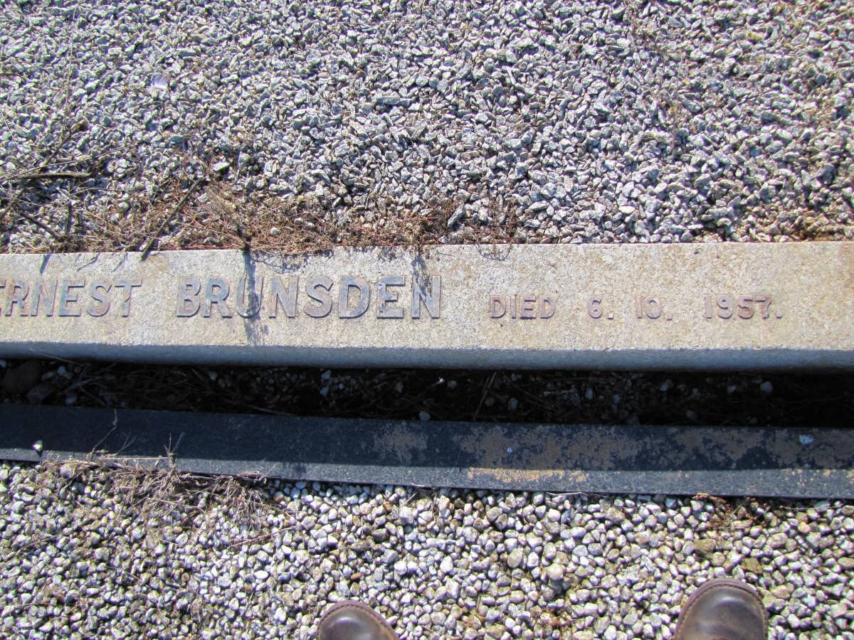 BRUNSDEN Algernon Ernest -1957