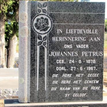 CRONJE Johannes Petrus 1878-1967