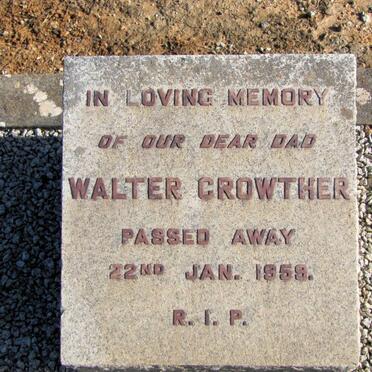 CROWTHER Walter -1959