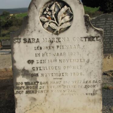 COETZEE Susara Marina geb PIENAAR 1828-1896
