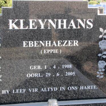 KLEYNHANS Ebenhaezer 1908-2005