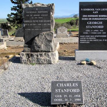 KRAMER Cornelis Pieter 1921-1960 &amp; Georgie STANFORD 1926-2008 :: STANFORD Charles 1918-1984