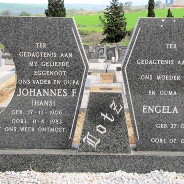 LOTZ Johannes F. 1906-1983 &amp; Engela M. 1913-1996