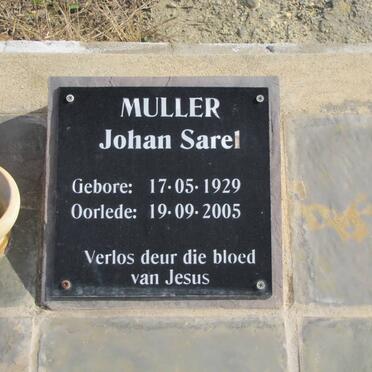 MULLER Johan Sarel 1929-2005