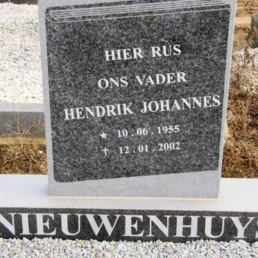 NIEUWENHUYS Hendrik Johannes 1955-2002