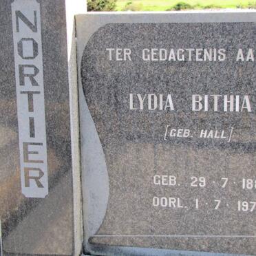 NORTIER Lydia Bithia nee HALL 1881-1972
