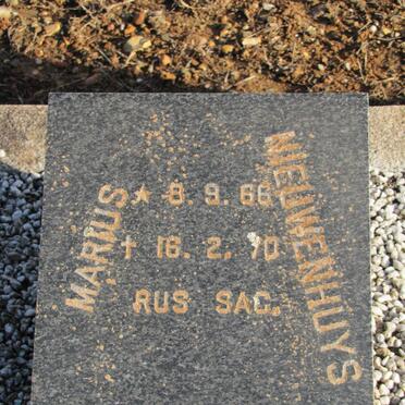 NIEUWENHUYS Marius 1966-1970