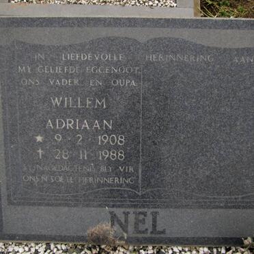 NEL Willem Adriaan 1908-1988