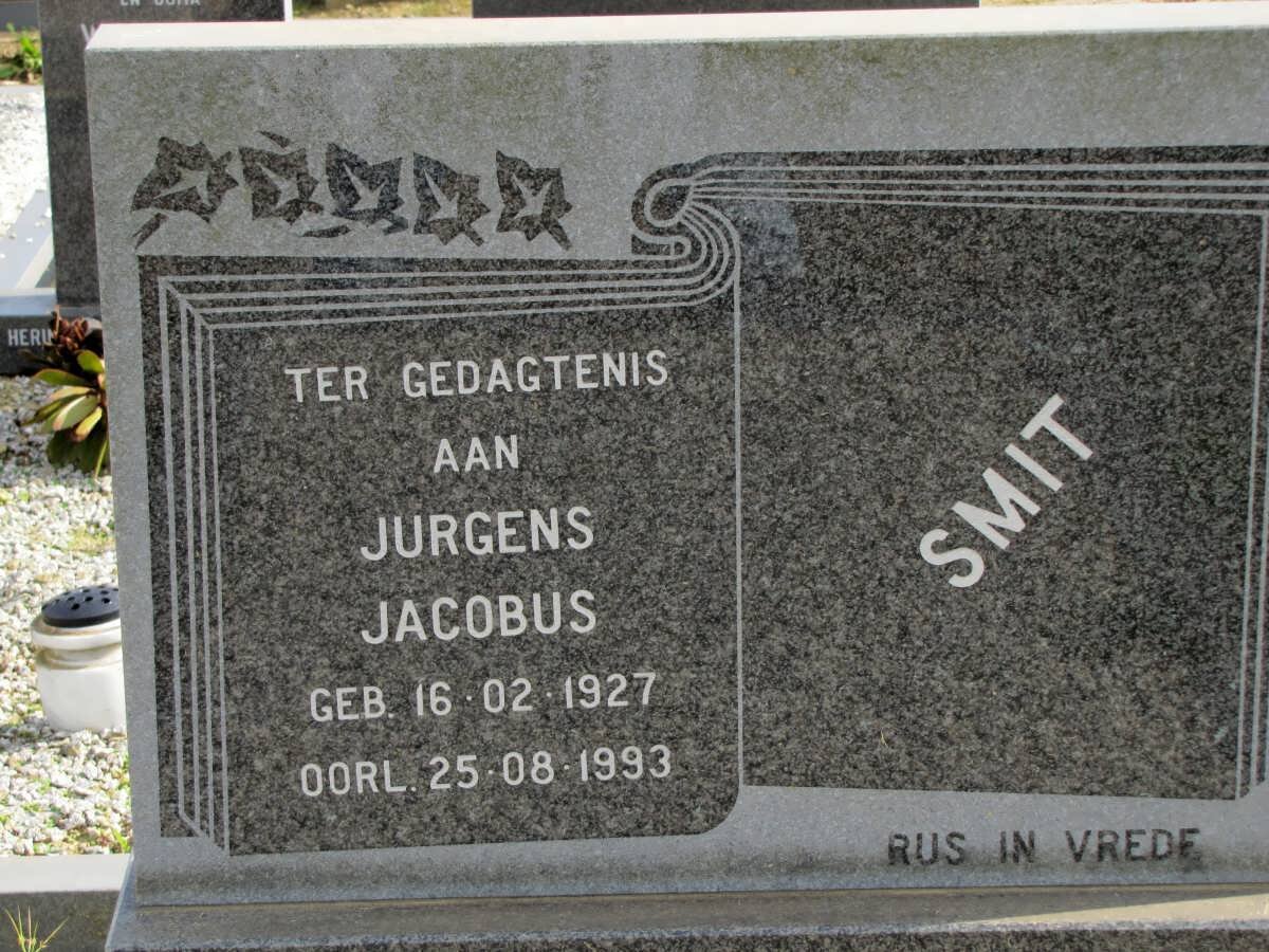 SMIT Jurgens Jacobus 1927-1993