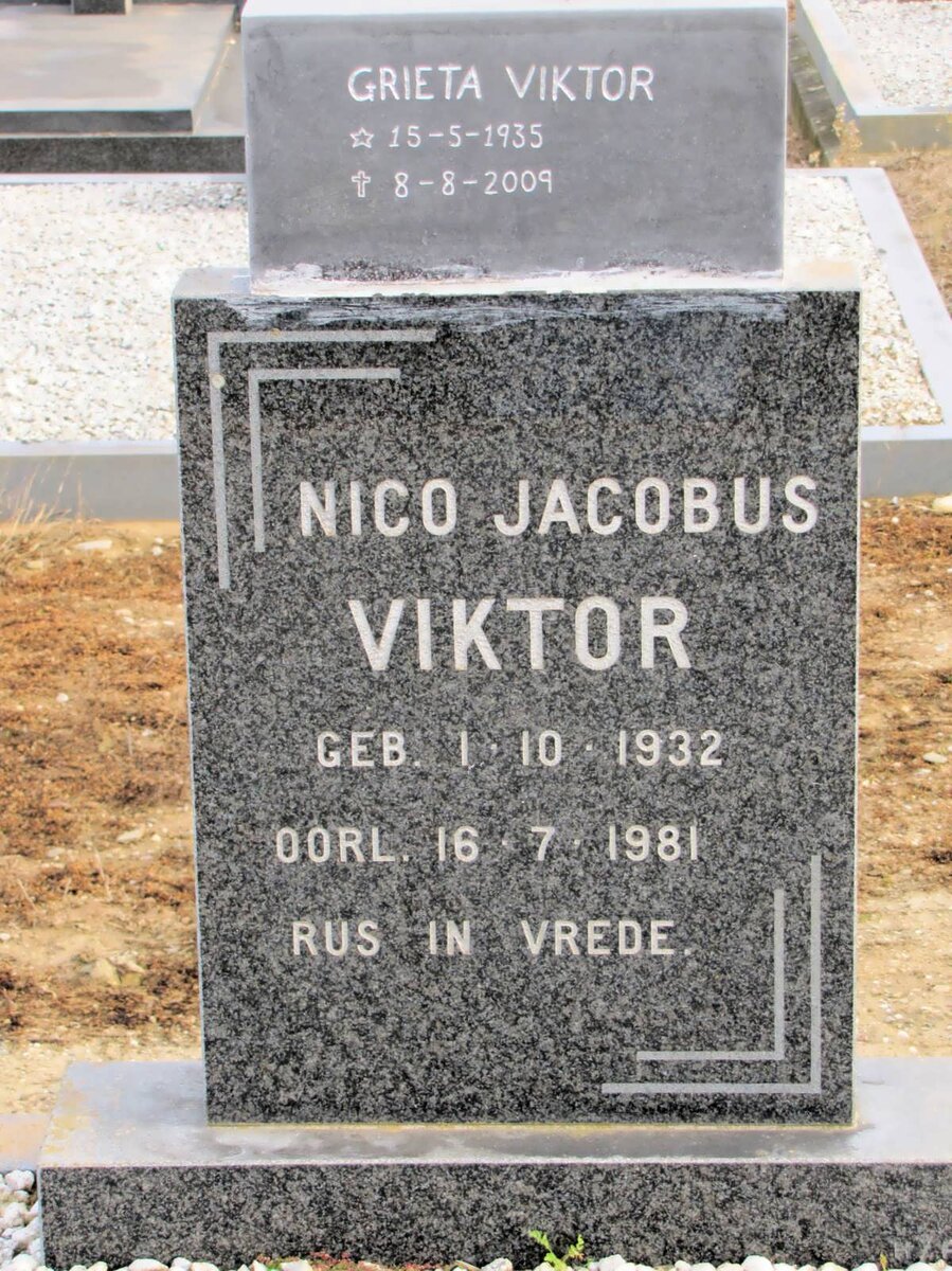 VIKTOR Nico Jacobus 1932-1981 &amp; Grieta 1935-2009