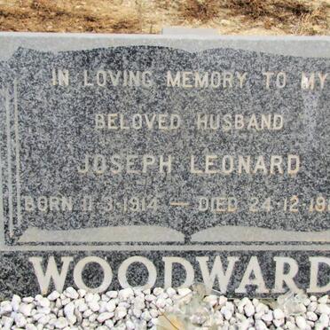 WOODWARD Joseph Leonard 1914-1989
