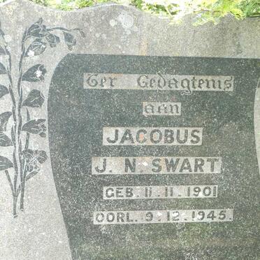 SWART Jacobus J.N. 1901-1945