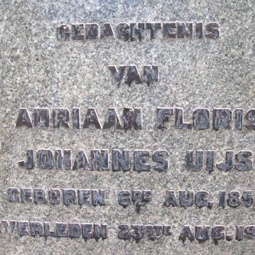 UIJS Adriaan Floris Johannes 1855-1922