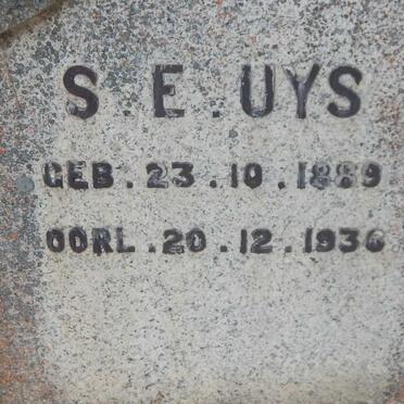 UYS S.E.  1889-1936